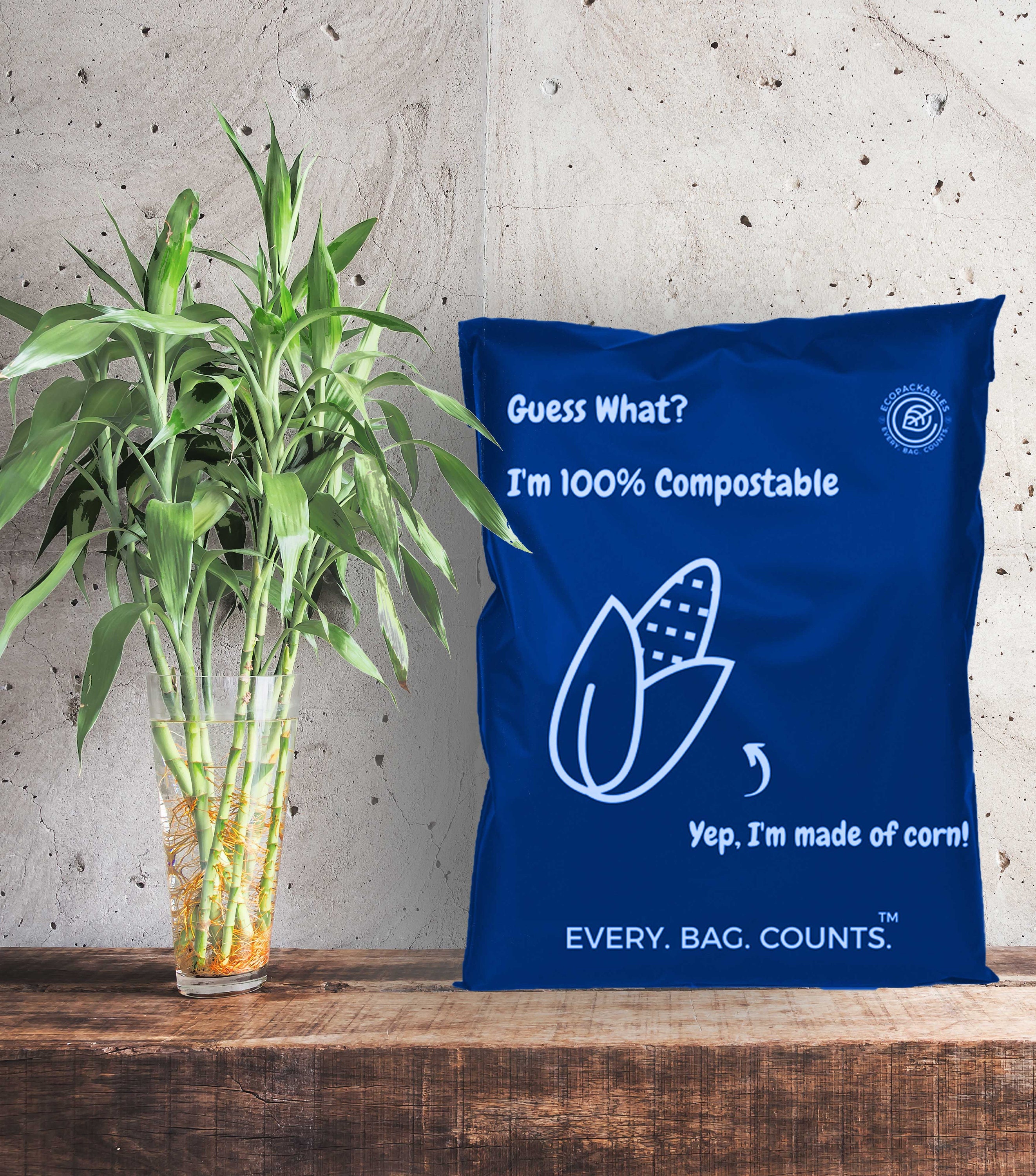 EcoPackables 100 Compostable and Biodegradable Poly Mailers Etsy