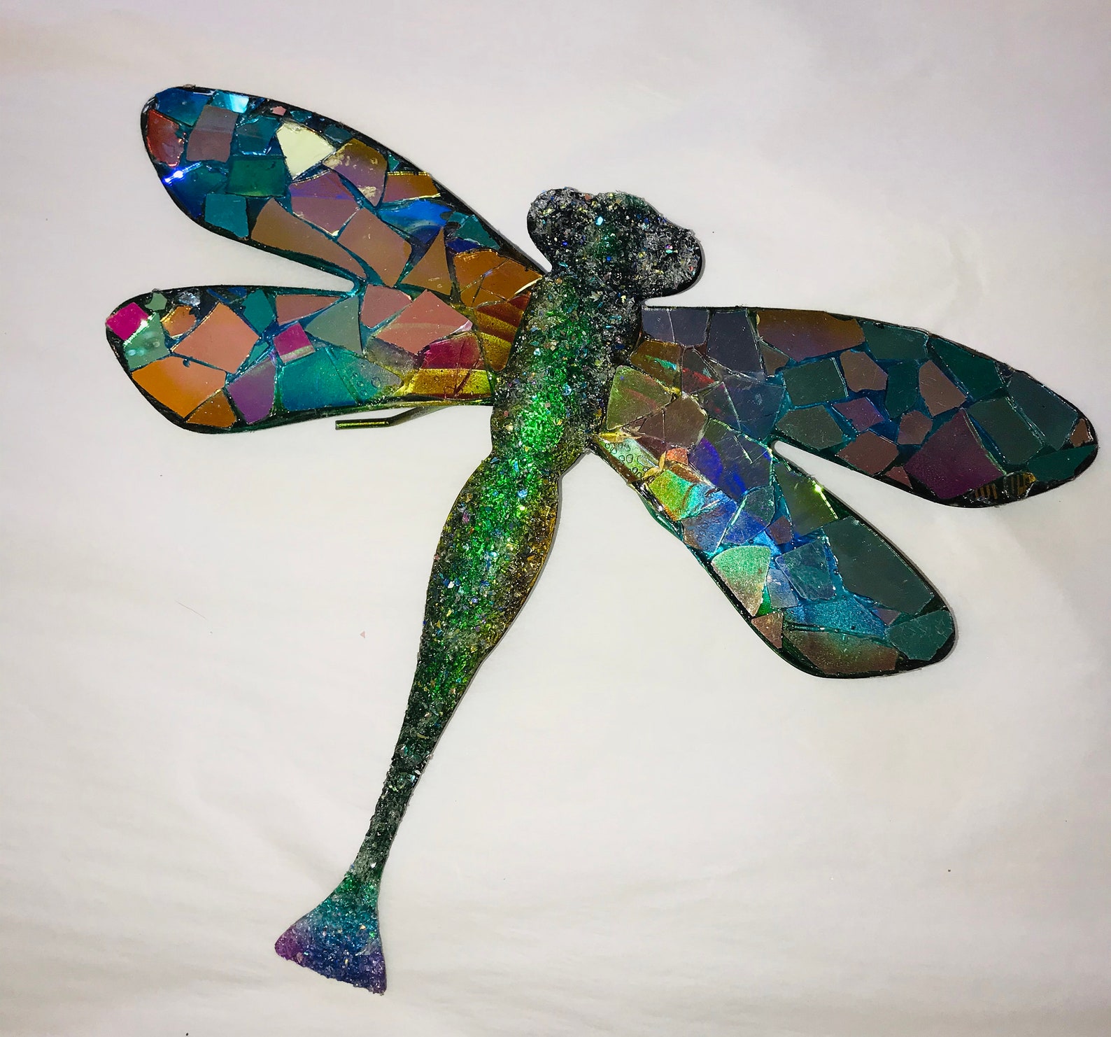 Dragonfly Wall Art....Dragonfly Yard Art....Sparkly | Etsy