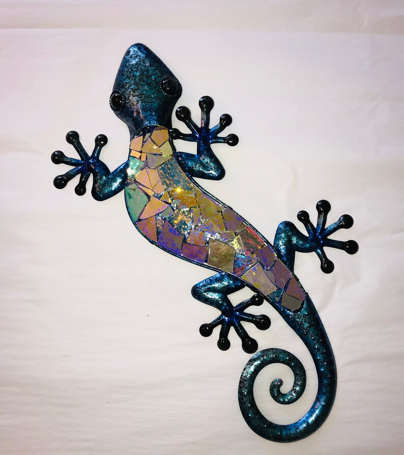 Gecko Yard Art....Gecko Wall Decor....Gecko Garden | Etsy