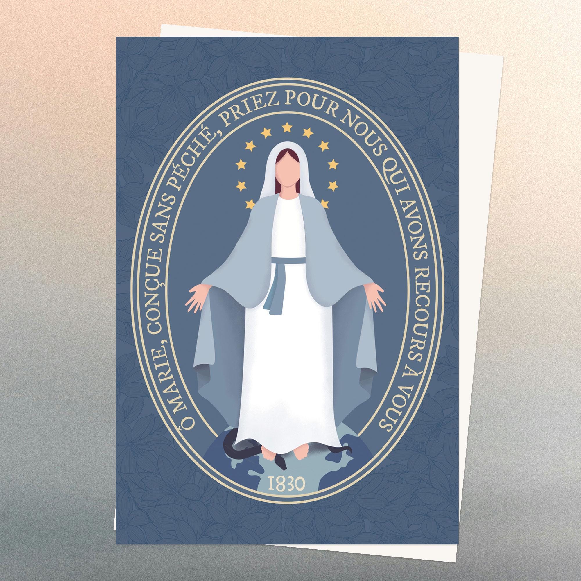 Prayer to Our Lady of the Miraculous Medal 4x6 Holy Prayer Card - Etsy