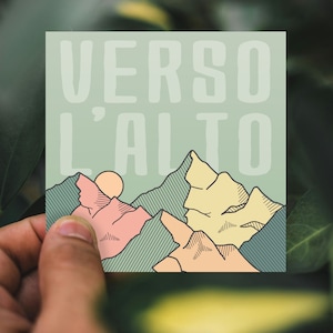 Verso L'Alto  | Catholic Sticker