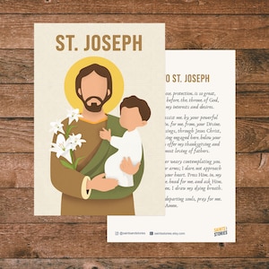 Prayer to St. Joseph |  Holy Card 4x6