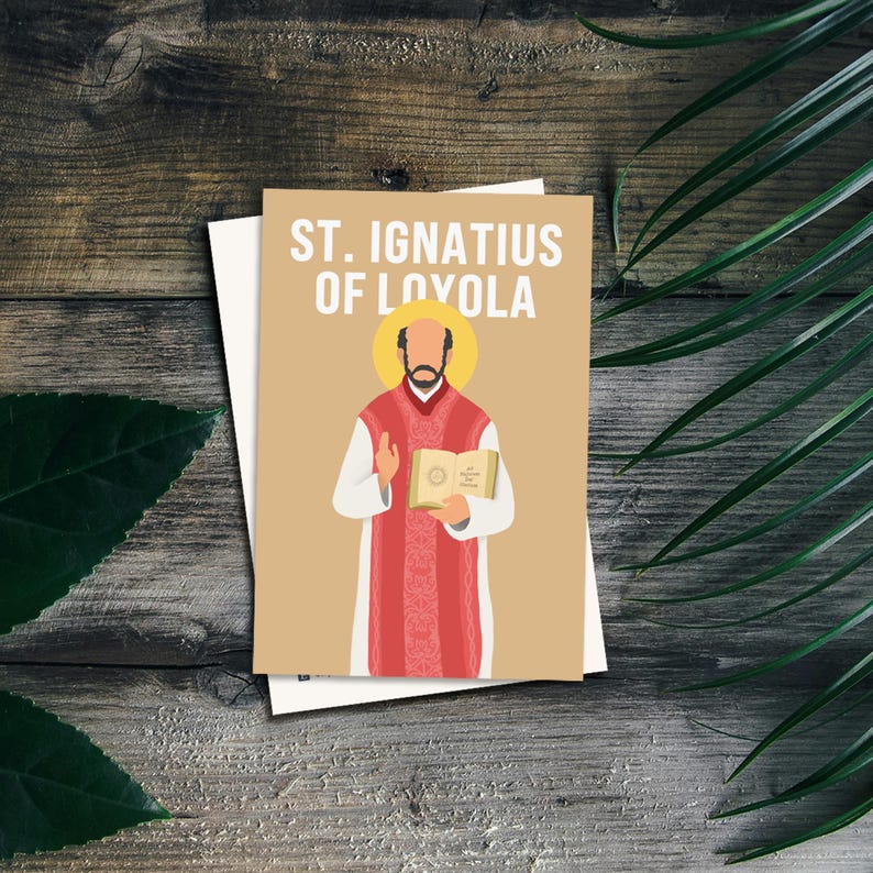Suscipe Prayer 4x6 Holy Prayer Card | Saint Ignatius of Loyola - Etsy