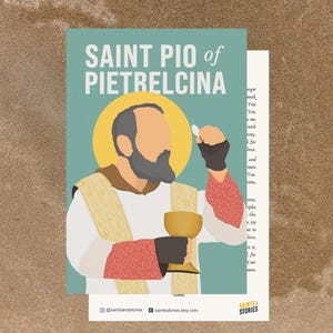 Stay with Me, Lord Prayer of St. Pio of Pietrelcina Holy Card 4x6