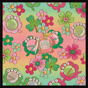St. Patricks Day Sunnies Nahtlose Datei | multicolor EXKLUSIVE FARBSTELLUNG