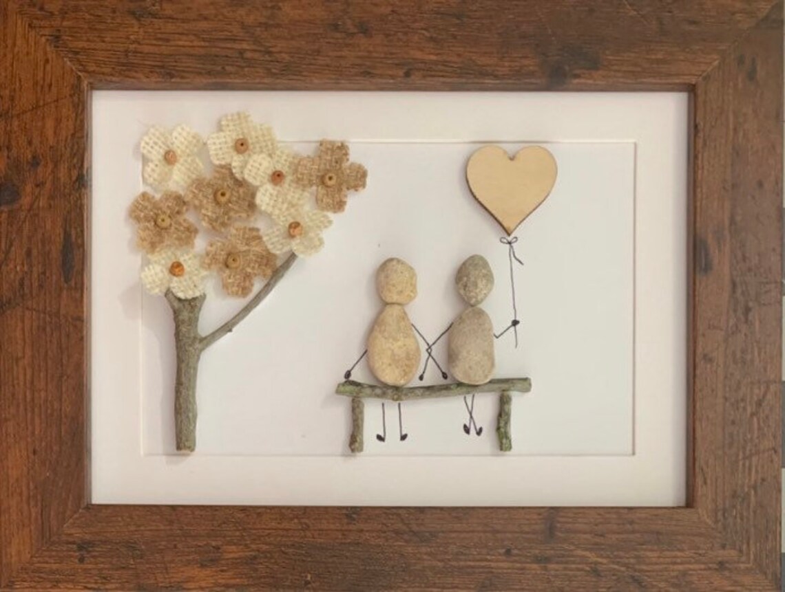 Friendship Pebble Art Gift for Friend Friend Birthday 50th Etsy