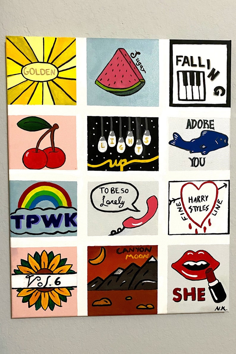 Harry Styles Fine Line Inspired Artwork | Etsy