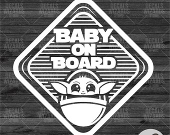 Download Child On Board Car Etsy