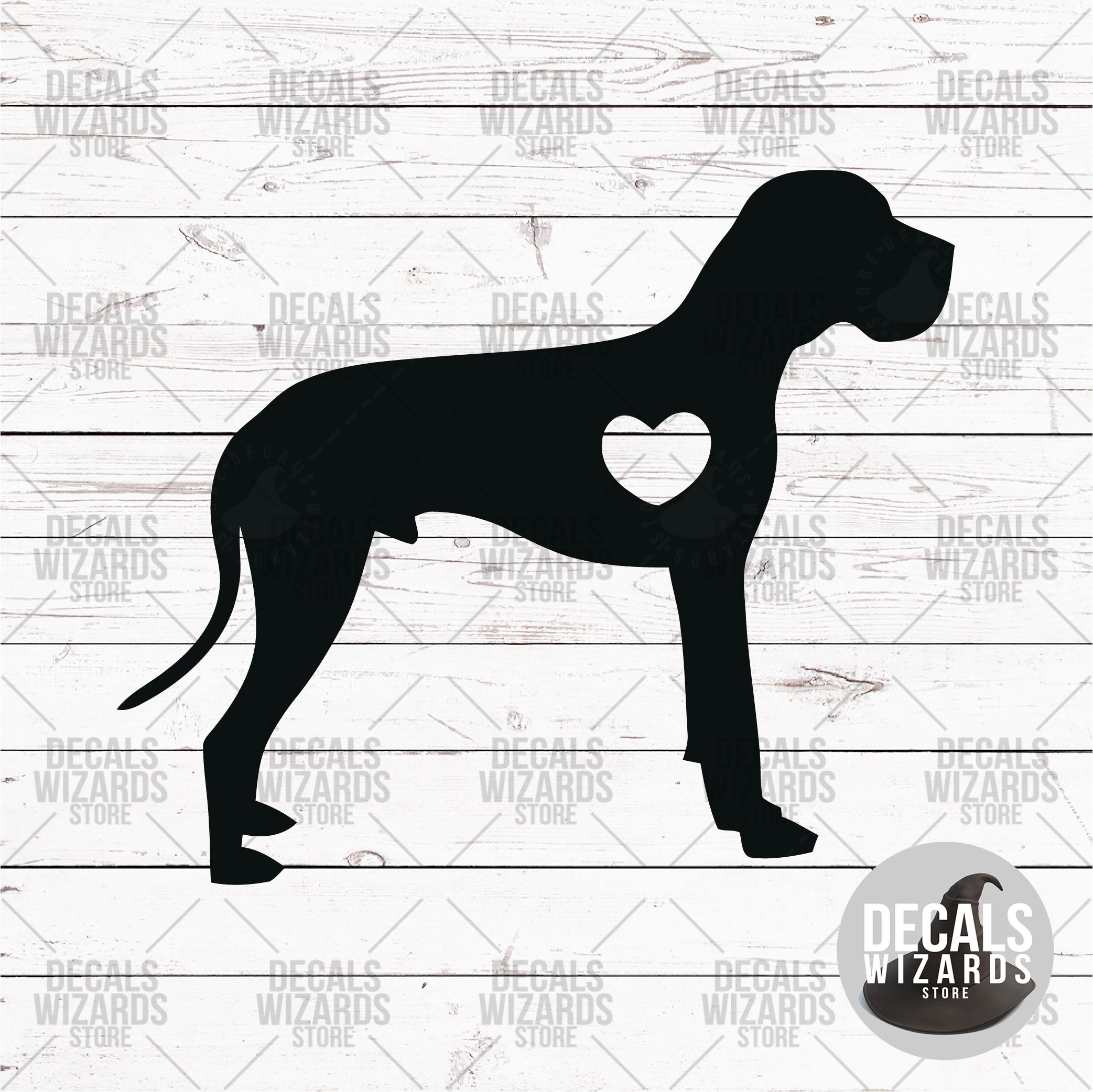 Great Dane Decal Sticker Great Dane Mom Dog Pet Decal | Etsy