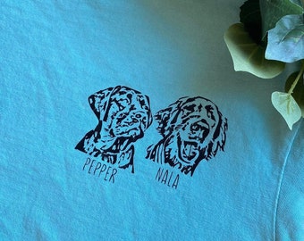 Personalisiertes Hundemama T-Shirt