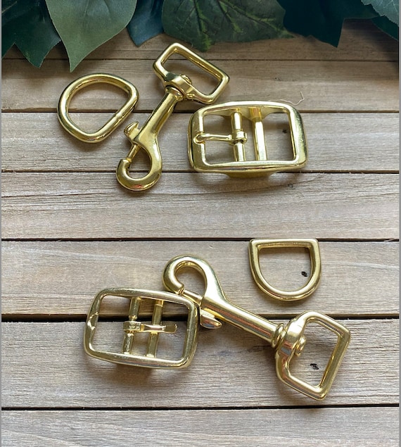 Hardware Upgrade Brass Gold Collar Leash