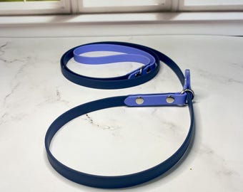 Two Tone BioThane Slip Leine - Hundeleine, wasserdicht, langlebig, kein Tangle Slip Leine für Hundetraining