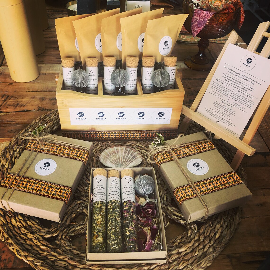 Herbal Tea Sampler Gift Box Etsy