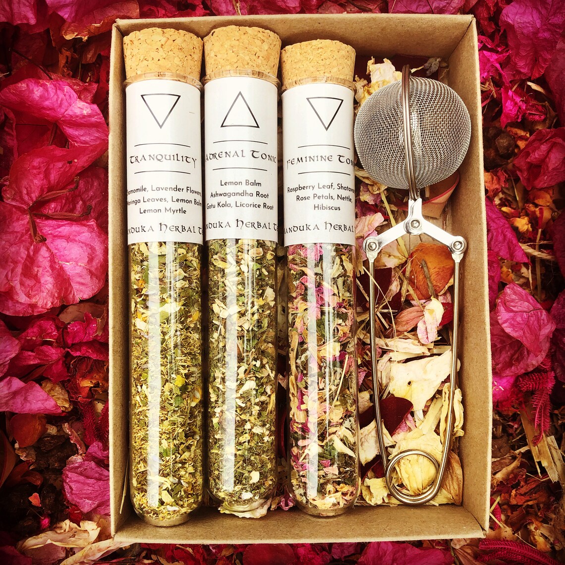 Herbal Tea Sampler Gift Box Etsy