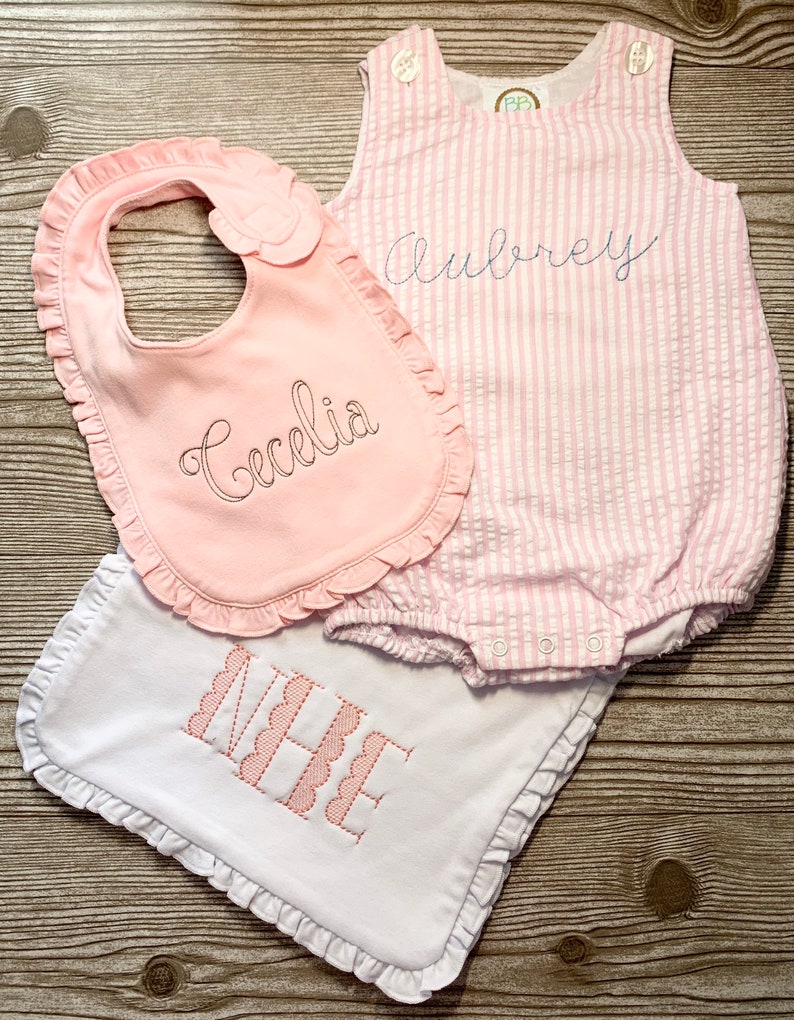 monogrammed baby shower gifts