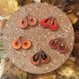 Autumn Peruvian Thread Earrings
