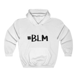 BLM Hoodie Black Lives Matter Sweatshirt BLM Pullover Activist Hoodie Unisex Heavy Blend Hooded Sweatshirt Made in USA image 2