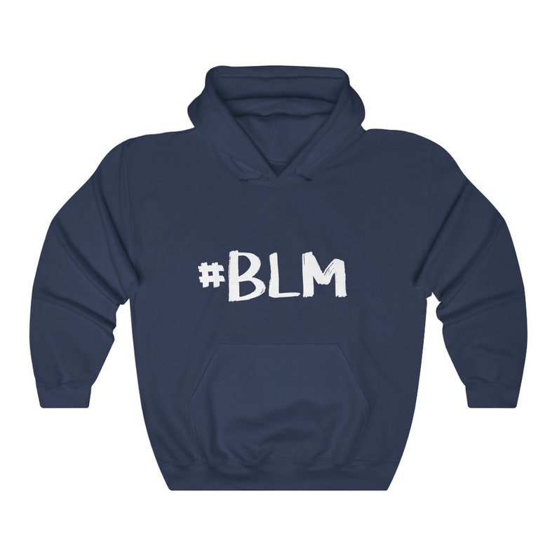 BLM Hoodie Black Lives Matter Sweatshirt BLM Pullover Activist Hoodie Unisex Heavy Blend Hooded Sweatshirt Made in USA image 8