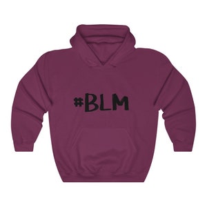 BLM Hoodie Black Lives Matter Sweatshirt BLM Pullover Activist Hoodie Unisex Heavy Blend Hooded Sweatshirt Made in USA image 9