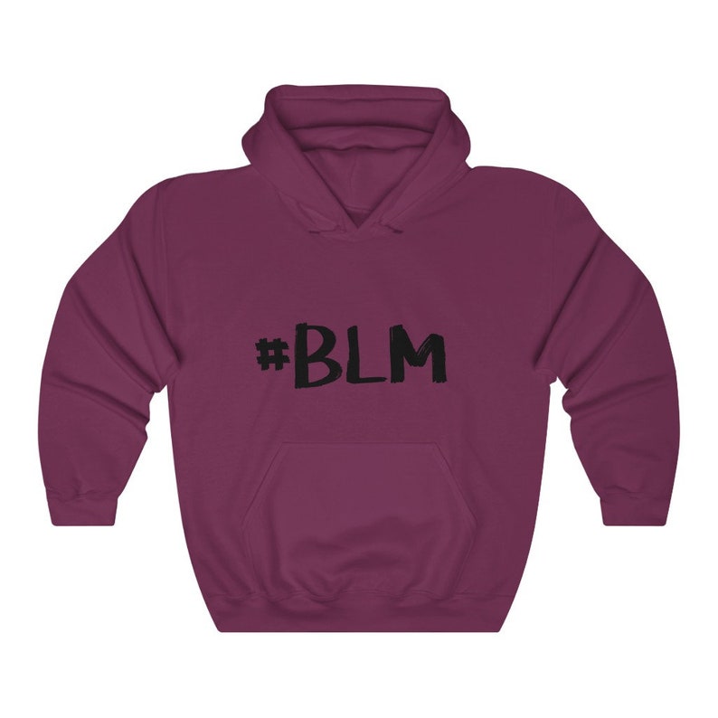 BLM Hoodie Black Lives Matter Sweatshirt BLM Pullover Activist Hoodie Unisex Heavy Blend Hooded Sweatshirt Made in USA image 9