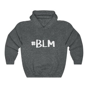 BLM Hoodie Black Lives Matter Sweatshirt BLM Pullover Activist Hoodie Unisex Heavy Blend Hooded Sweatshirt Made in USA image 7