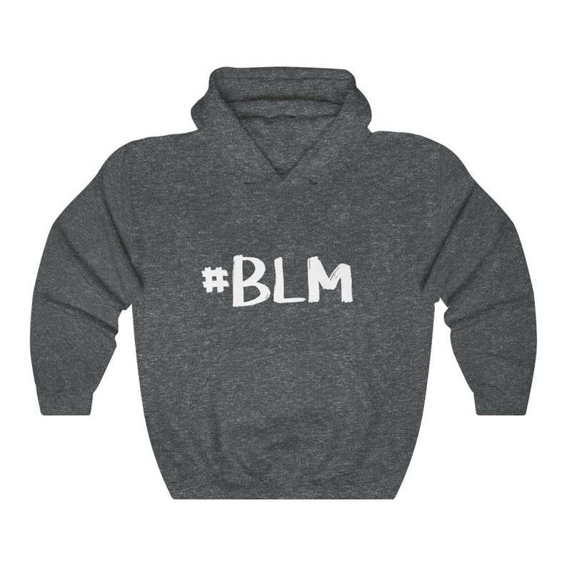 BLM Hoodie Black Lives Matter Sweatshirt BLM Pullover Activist Hoodie Unisex Heavy Blend Hooded Sweatshirt Made in USA image 7