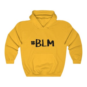 BLM Hoodie Black Lives Matter Sweatshirt BLM Pullover Activist Hoodie Unisex Heavy Blend Hooded Sweatshirt Made in USA image 5