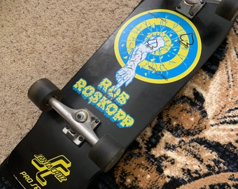 Santa Cruz 80,s Retro almost new Complete Skateboard and Protec helmet.