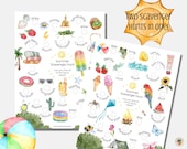 Summer Scavenger Hunt, Printable Outdoor Scavenger Hunt, Summer Activity, Nature Activity, Kids Travel Games, Hiking Game, Nature Hunt