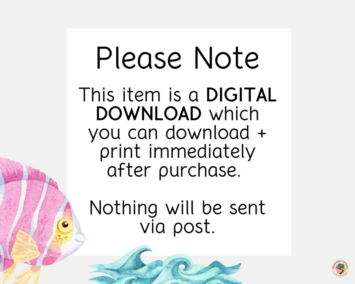 Printable Scavenger Hunt, Aquarium Scavenger Hunt, Under the Sea Party ...