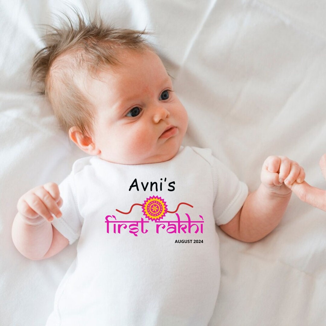 Personalised First Rakhi Outfit, Raksha Bandhan Indian Hindu