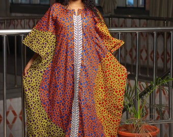 ankara caftan gown
