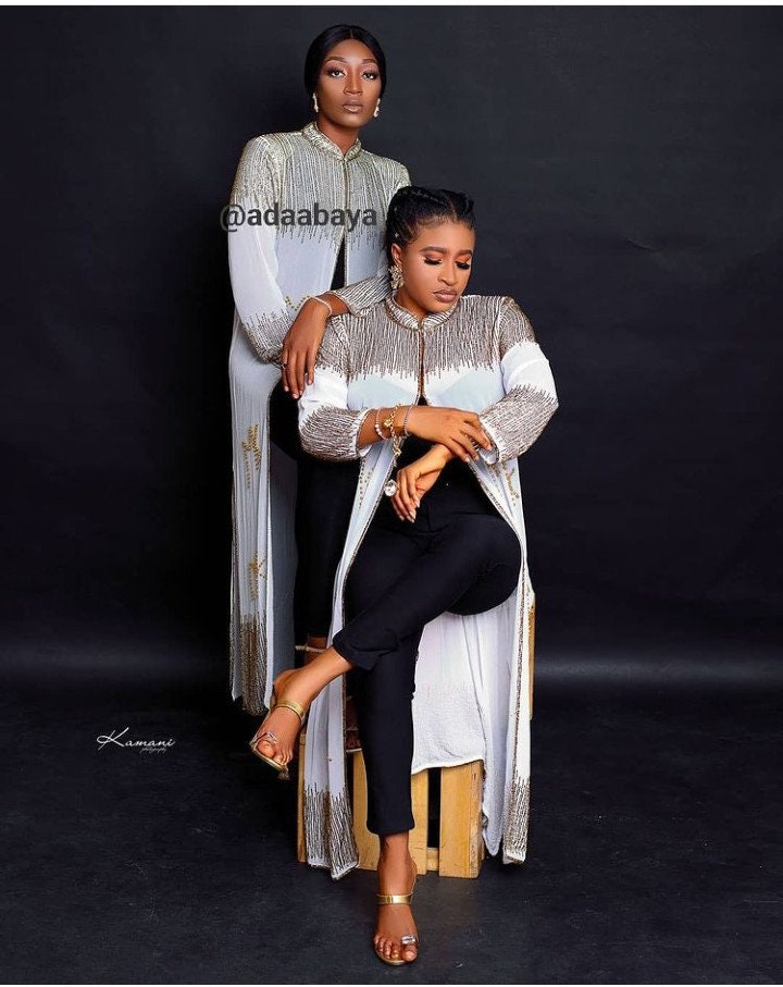 african beaded dress