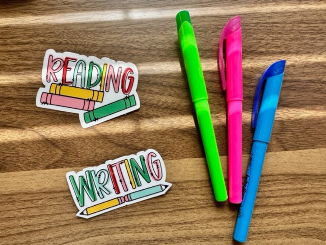 Set of 4 School Subject Labels; Homeschooling Sticker Labels; Folder ...