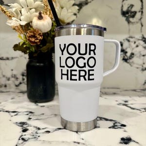 Custom Stainless Steel Tumbler With Straw; Leak Proof Custom Tumbler;  Personalized Yeti Styled Tumbler; Coffee Tumbler with Custom Photo