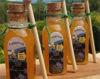 Wildflower Honey - 1/2 pound pure raw wildflower honey - half pound - pure - raw - honey - wildflower honey - wildflower - raw honey