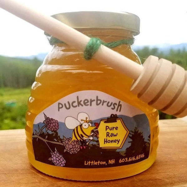 Wildflower Honey - 7/8 pound pure raw wildflower honey - raw honey - honey - pure honey - pure - raw - wildflower honey - wildflower