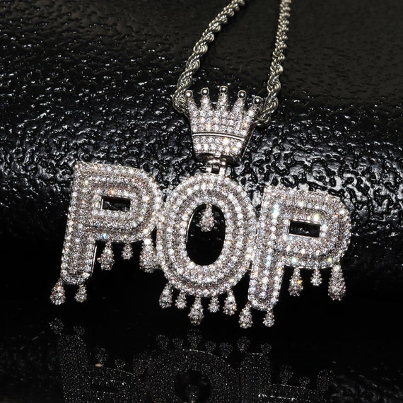 Custom Iced Out Word/name Pendants 