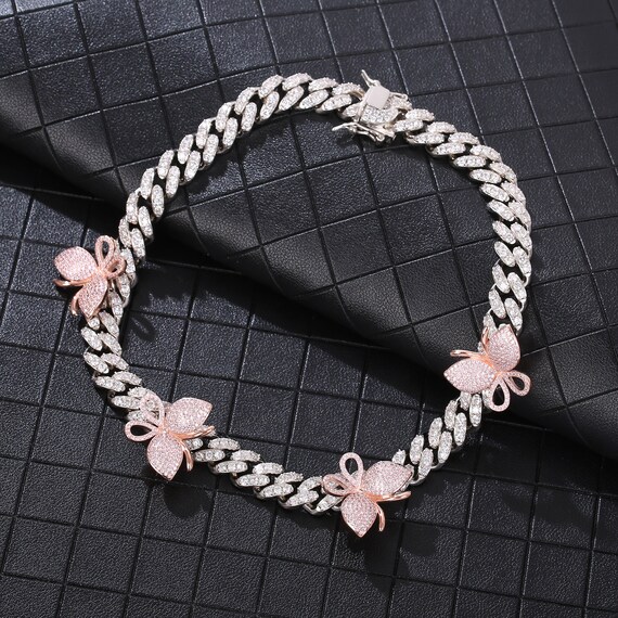 ICED 12MM Butterfly Cuban Link 