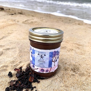 9oz- Elderberry & Rosehip infused Wildcrafted Sea Moss Gel
