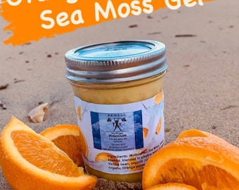 8oz ~Orange Creamsicle Irish Sea Moss Gel