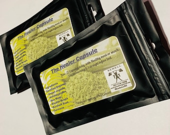 40ct. Capsules- Organic Sea Moss, Bladderwrack, Burdock Root, Ashwagandha & Turmeric