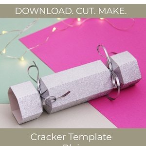 Galleta con borde liso SVG, Plantilla de galleta de Navidad, Archivo de corte de galleta, Archivos de corte de silueta, Archivos de corte Cricut, Cracker DIY