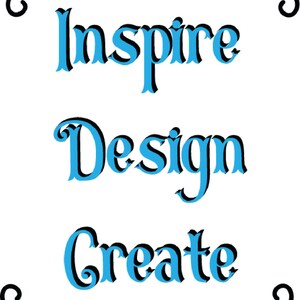 Inspireren, ontwerpen, maken zeggen, SVG, Cut File, Cricut Design Space, Silhouet, Digital Design