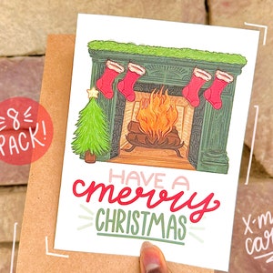 Christmas Greeting Cards l Holiday Greeting Card Set l Seasonal Greeting Cards