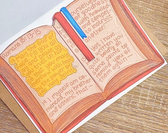 Romans 15:13 Bible Verse Card
