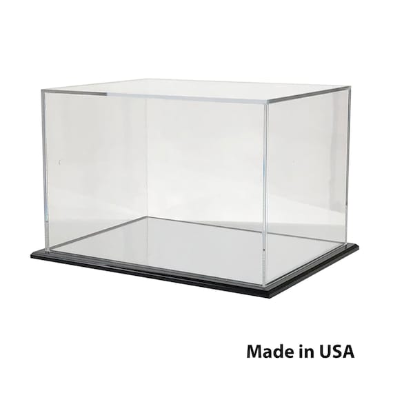 Acrylic Deluxe Clear Display Case - Medium Rectangle Box 14.5