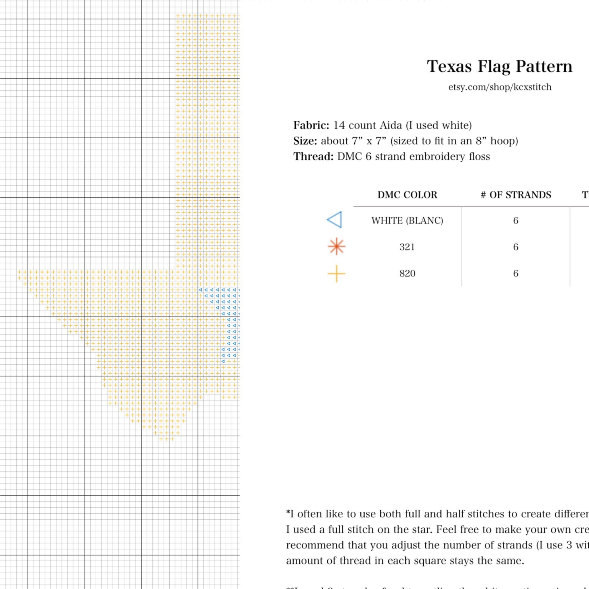 Texas Flag Cross Stitch Pattern Etsy D texas map cross stitch pattern modern cross stitch