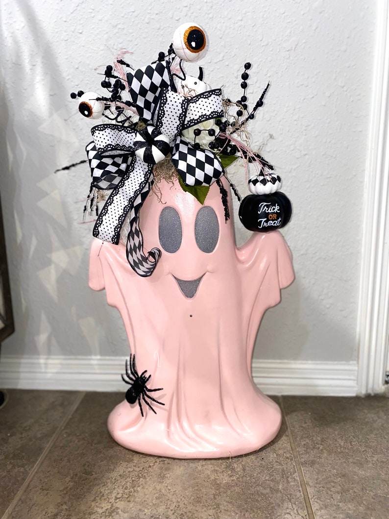 Halloween Light Up Ghost Garland Front Door Decoration Pendant