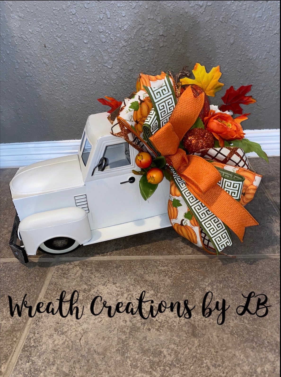 Truck Decor, Truck Centerpiece, Fall Decor, Autumn Decor, Harvest Decor